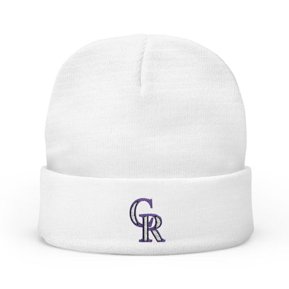 Embroidered Colorado Rockies Knit Beanie