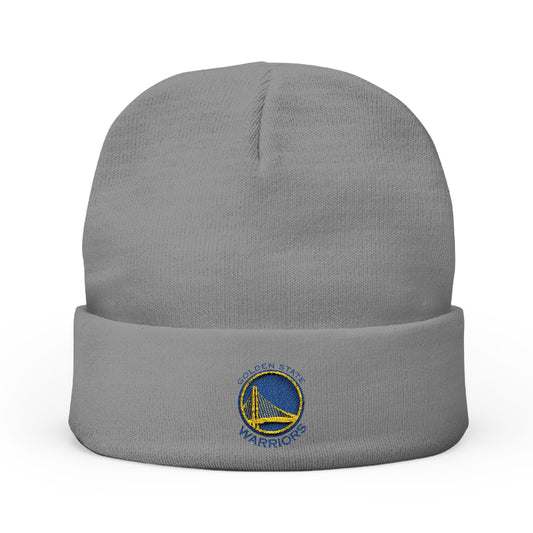 Embroidered Golden State Warriors Knit Beanie