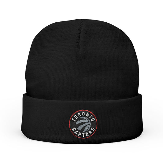 Embroidered Toronto Raptors Knit Beanie