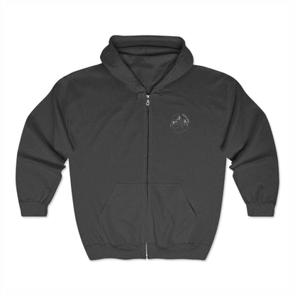 Mountain Bike Racing Zip-Up Hoodie