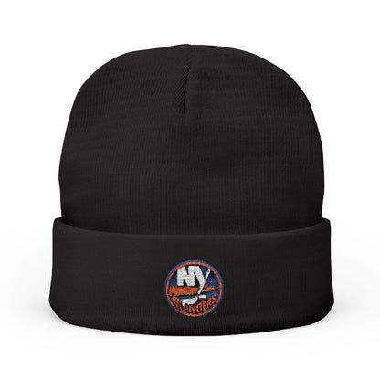 Embroidered New York Islanders Knit Beanie