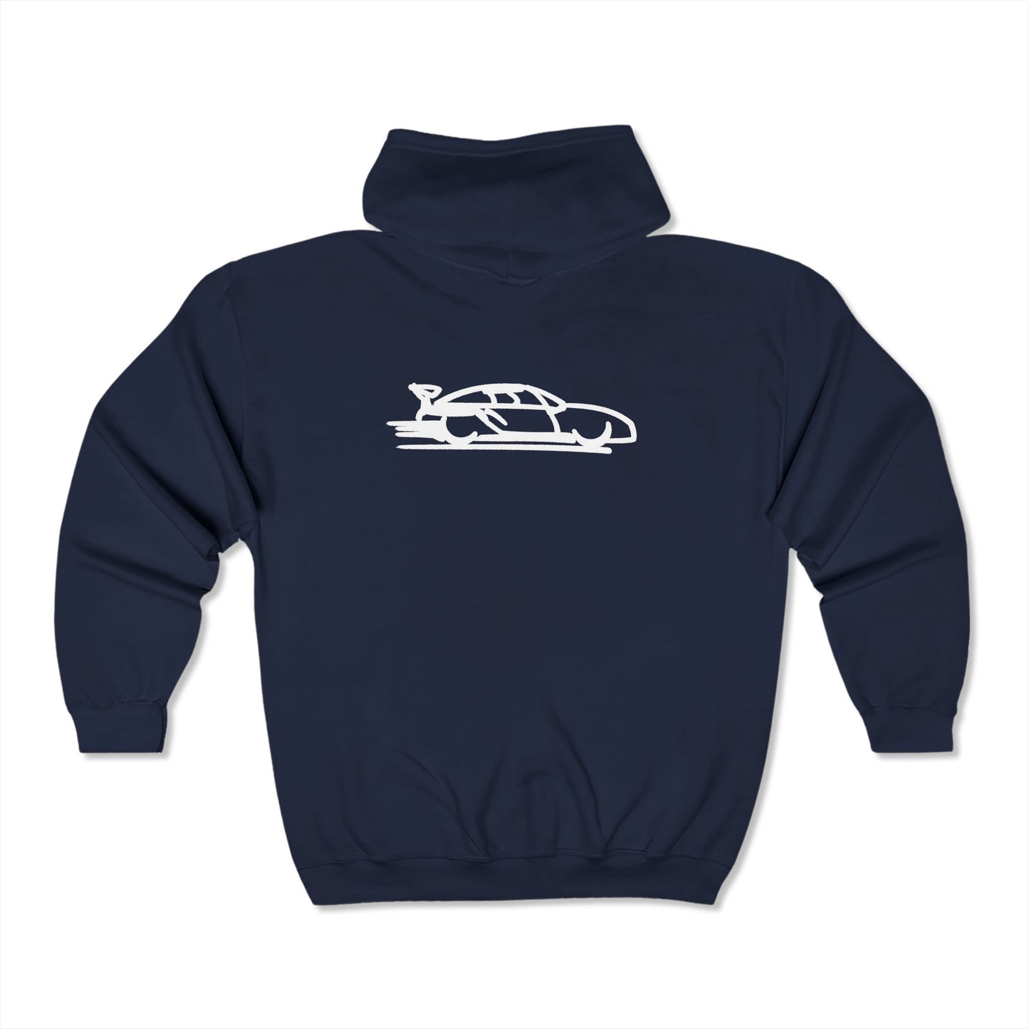 Race Car Zip-Up Hoodie