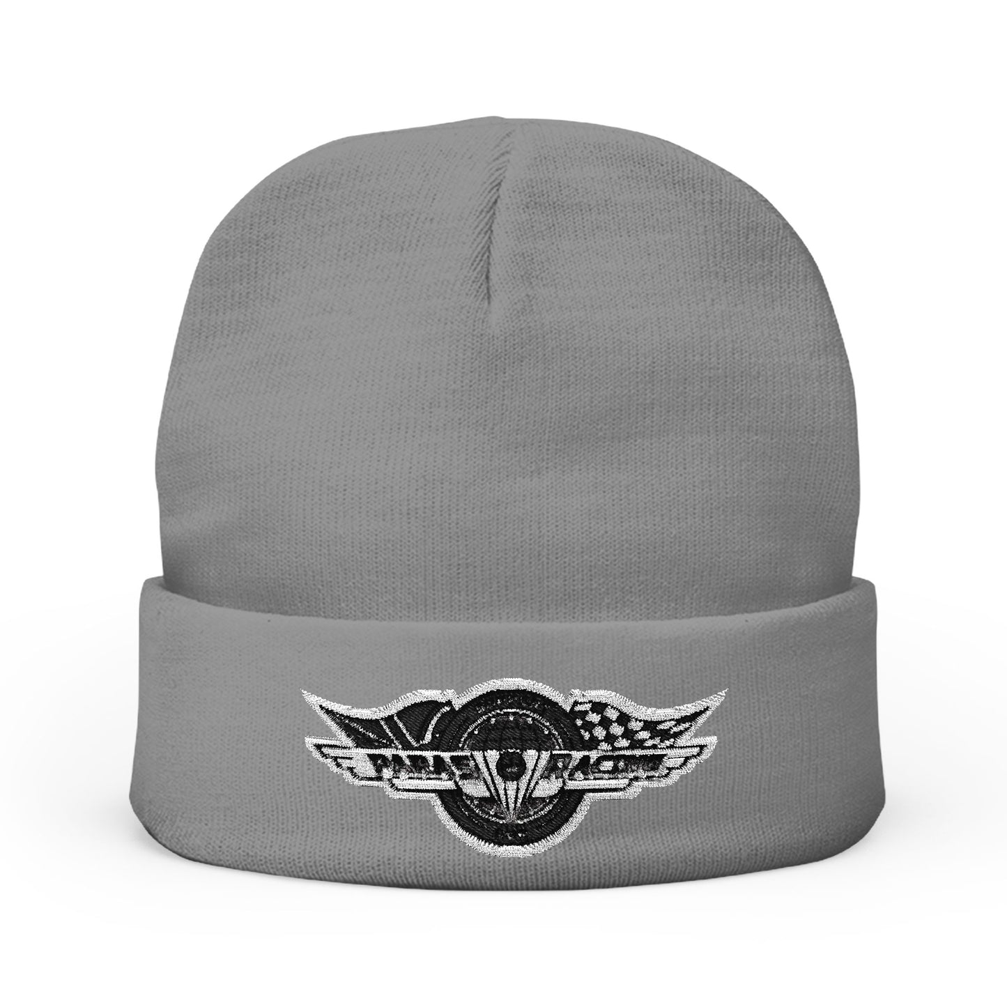 Embroidered Paras Racing Knit Beanie