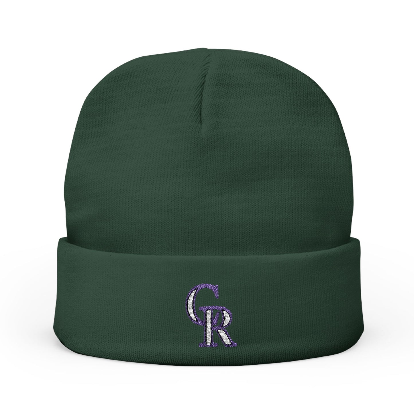 Embroidered Colorado Rockies Knit Beanie