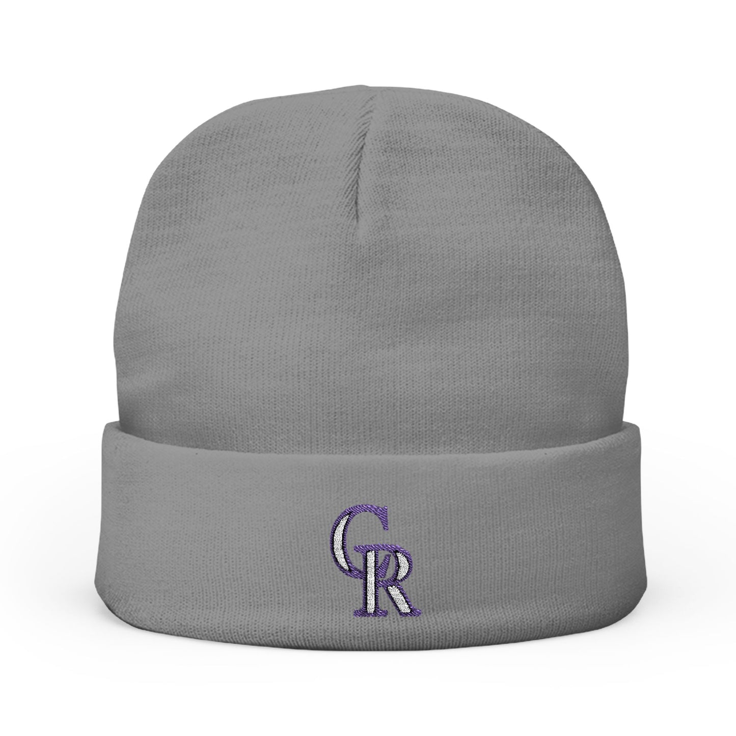 Embroidered Colorado Rockies Knit Beanie