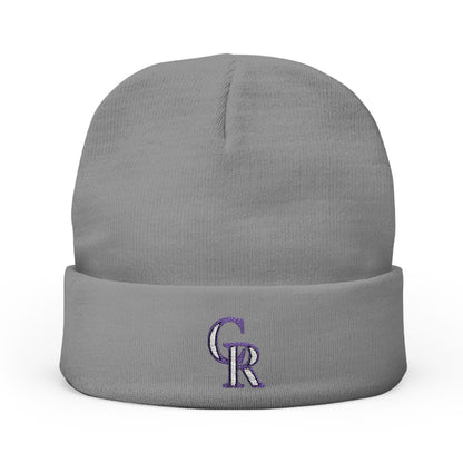 Embroidered Colorado Rockies Knit Beanie