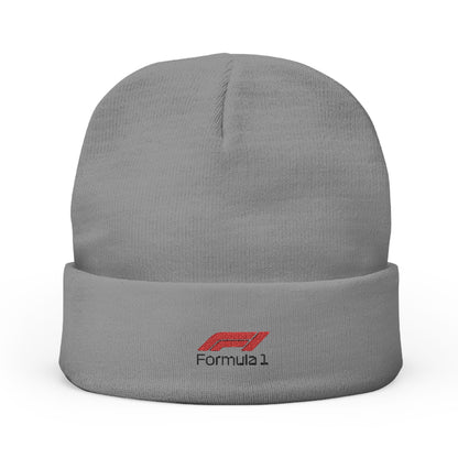 Embroidered Mercedes AMG Petronas F1 Logo Knit Beanie