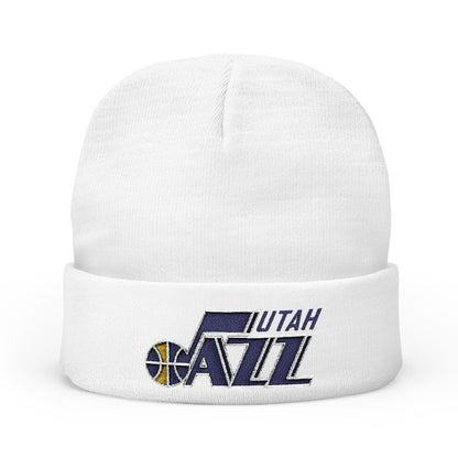 Embroidered Utah Jazz Knit Beanie