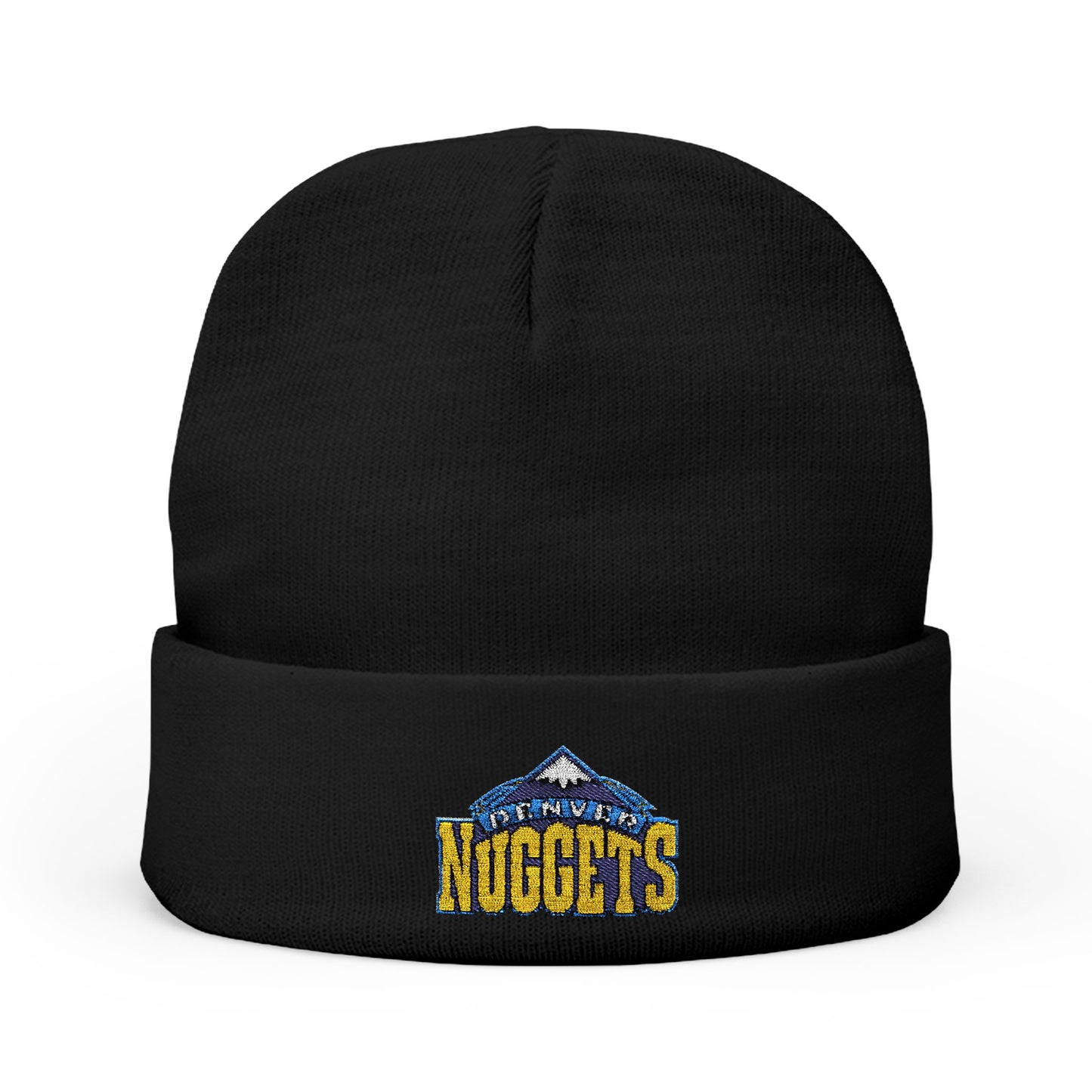 Embroidered Denver Nuggets Knit Beanie