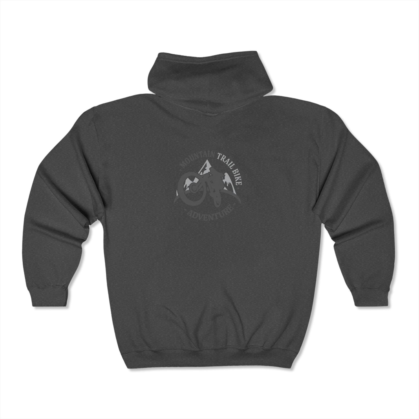 Mountain Bike Racing Zip-Up Hoodie