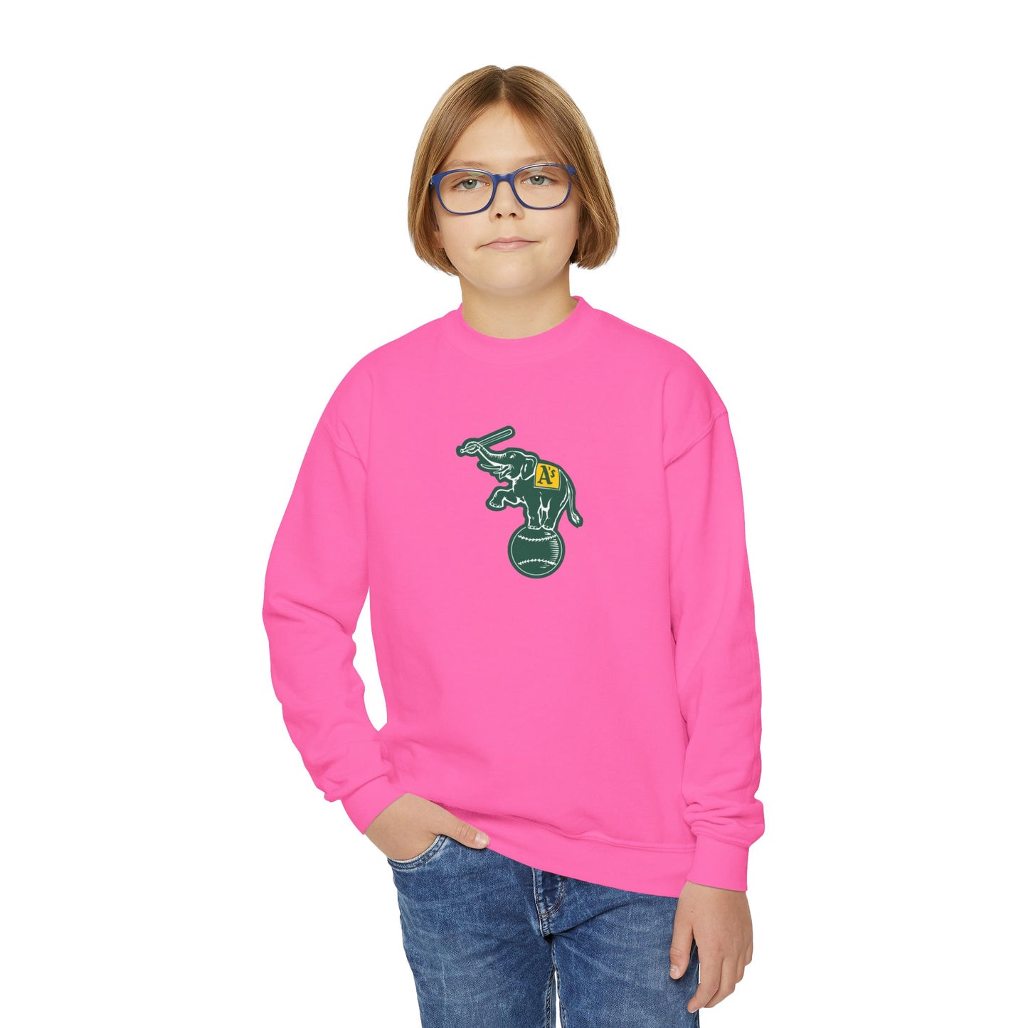 Oakland Athletics Elephant Youth Sweatshirt