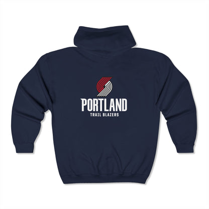 Portland Trail Blazers Zip-Up Hoodie