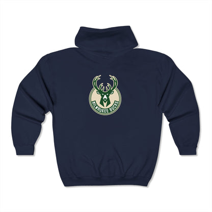 Milwaukee Bucks Zip-Up Hoodie