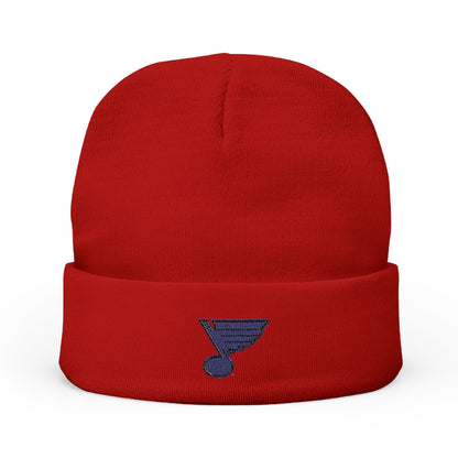 Embroidered St Louis Blues Knit Beanie