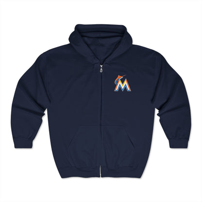 Miami Marlins Zip-Up Hoodie