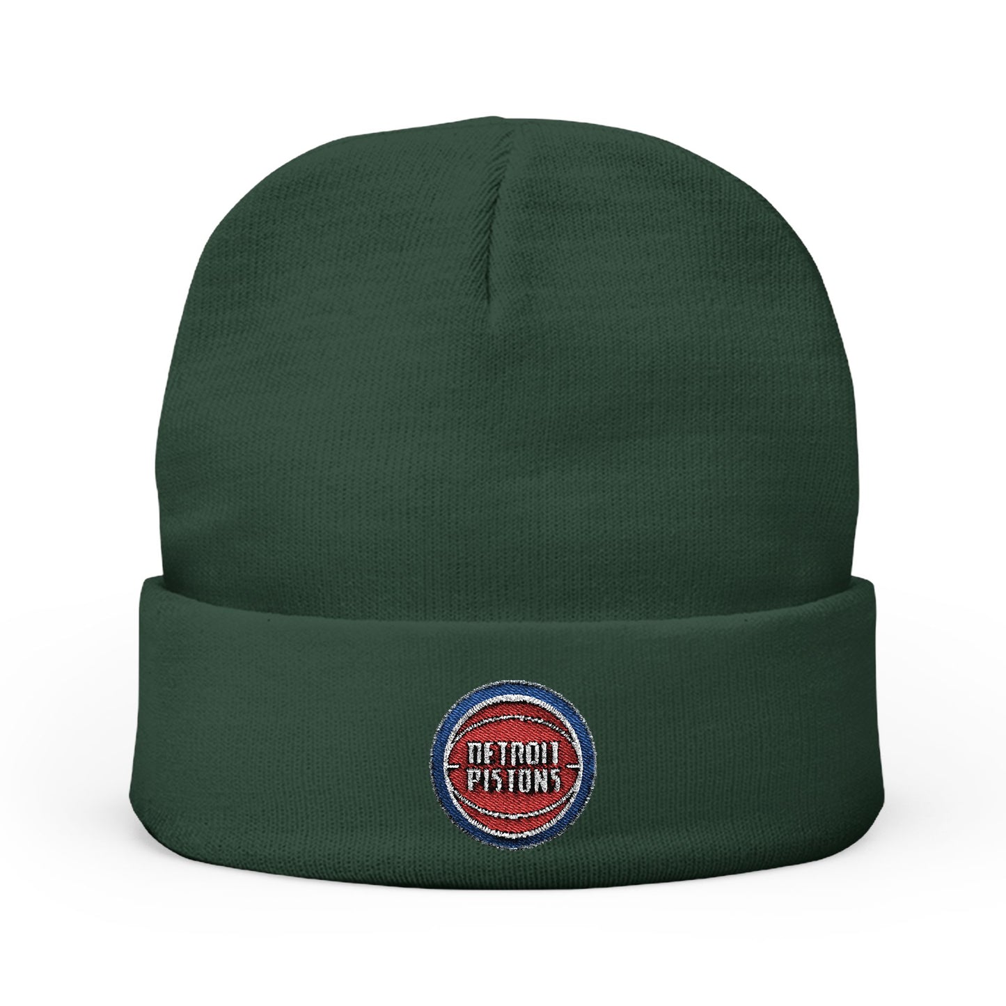 Embroidered Detroit Pistons Knit Beanie