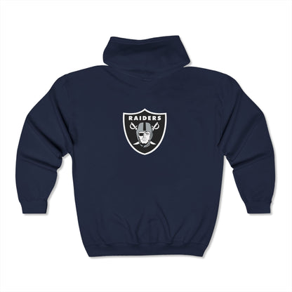 Oakland Raiders Zip-Up Hoodie