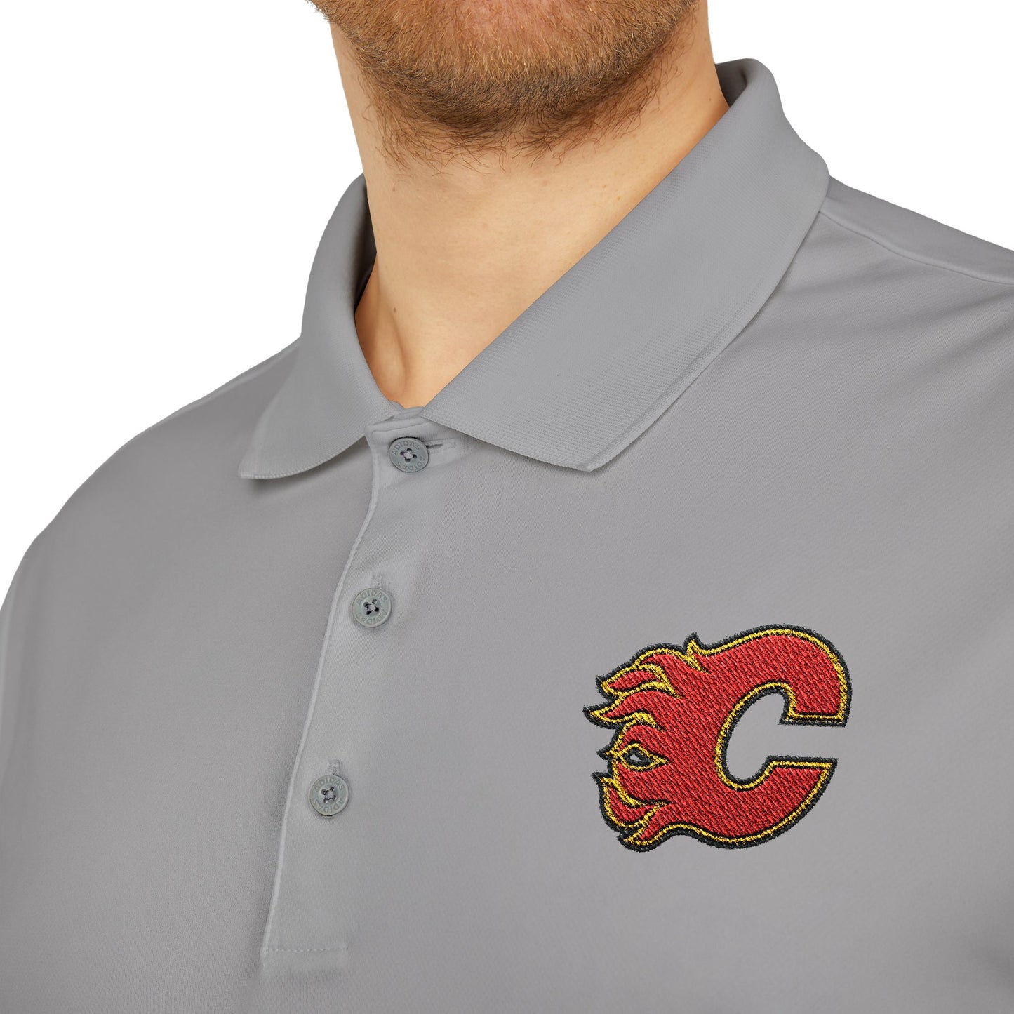 Calgary Flames Adidas Performance Polo