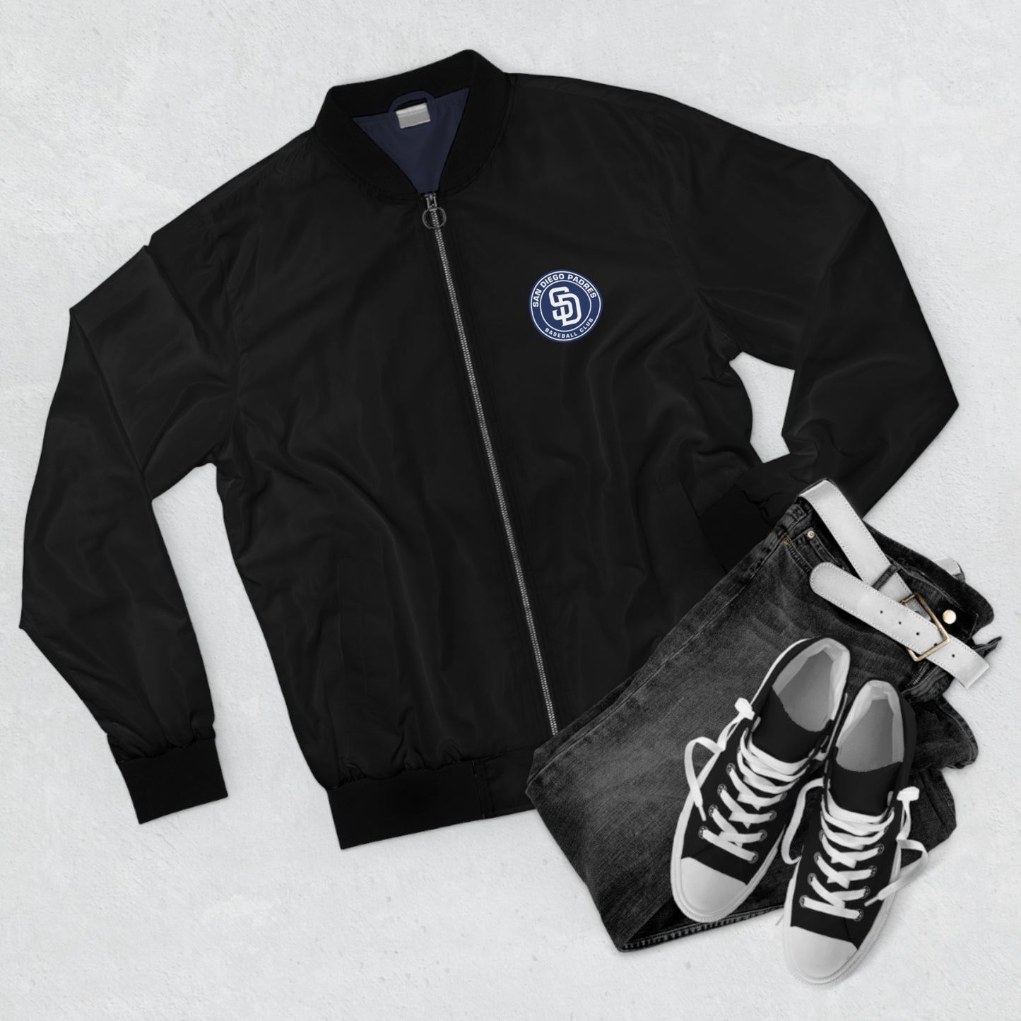 San Diego Padres Circle Men's Bomber Jacket