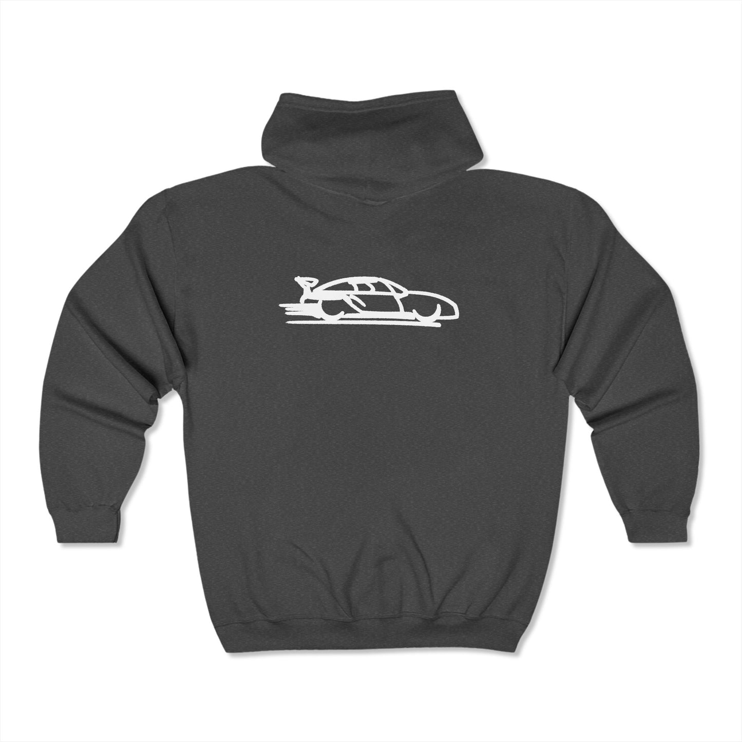 Race Car Zip-Up Hoodie