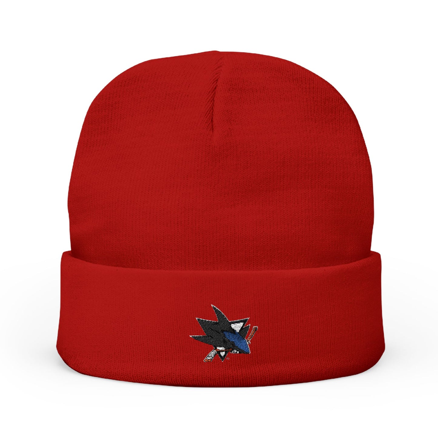 Embroidered San Jose Sharks Knit Beanie