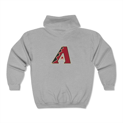 Arizona Diamond Backs Zip-Up Hoodie