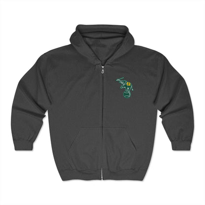 Oakland Athletics Elephant Zip-Up Hoodie