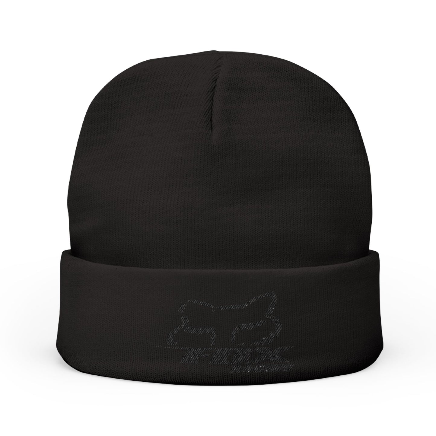 Embroidered Fox Racing Logo Knit Beanie