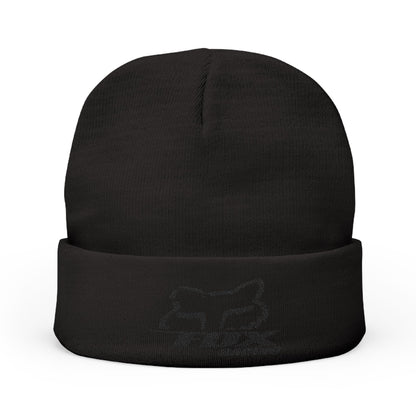 Embroidered Fox Racing Logo Knit Beanie