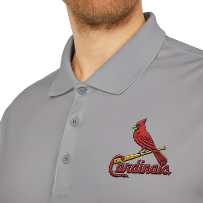 St Louis Cardinals Adidas Performance Polo