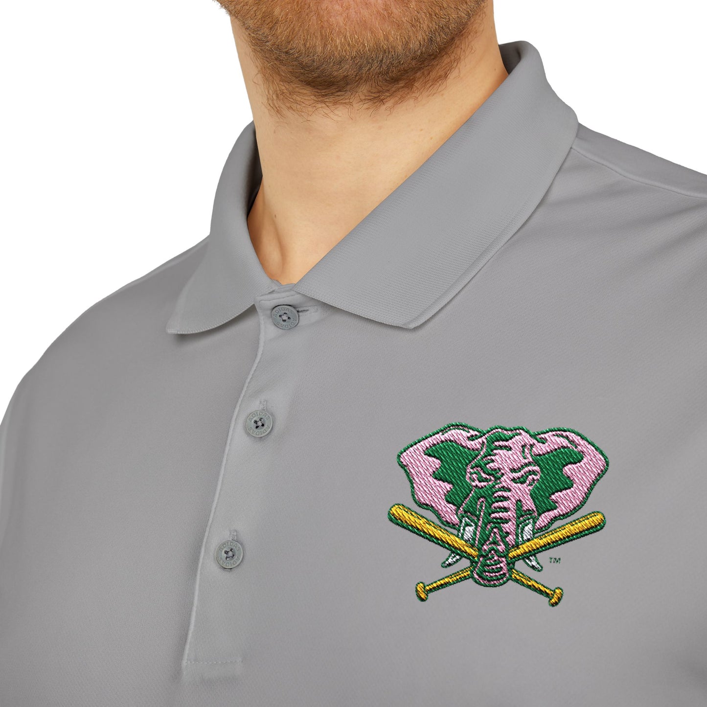 Oakland Athletics Elephant Head Adidas Performance Polo