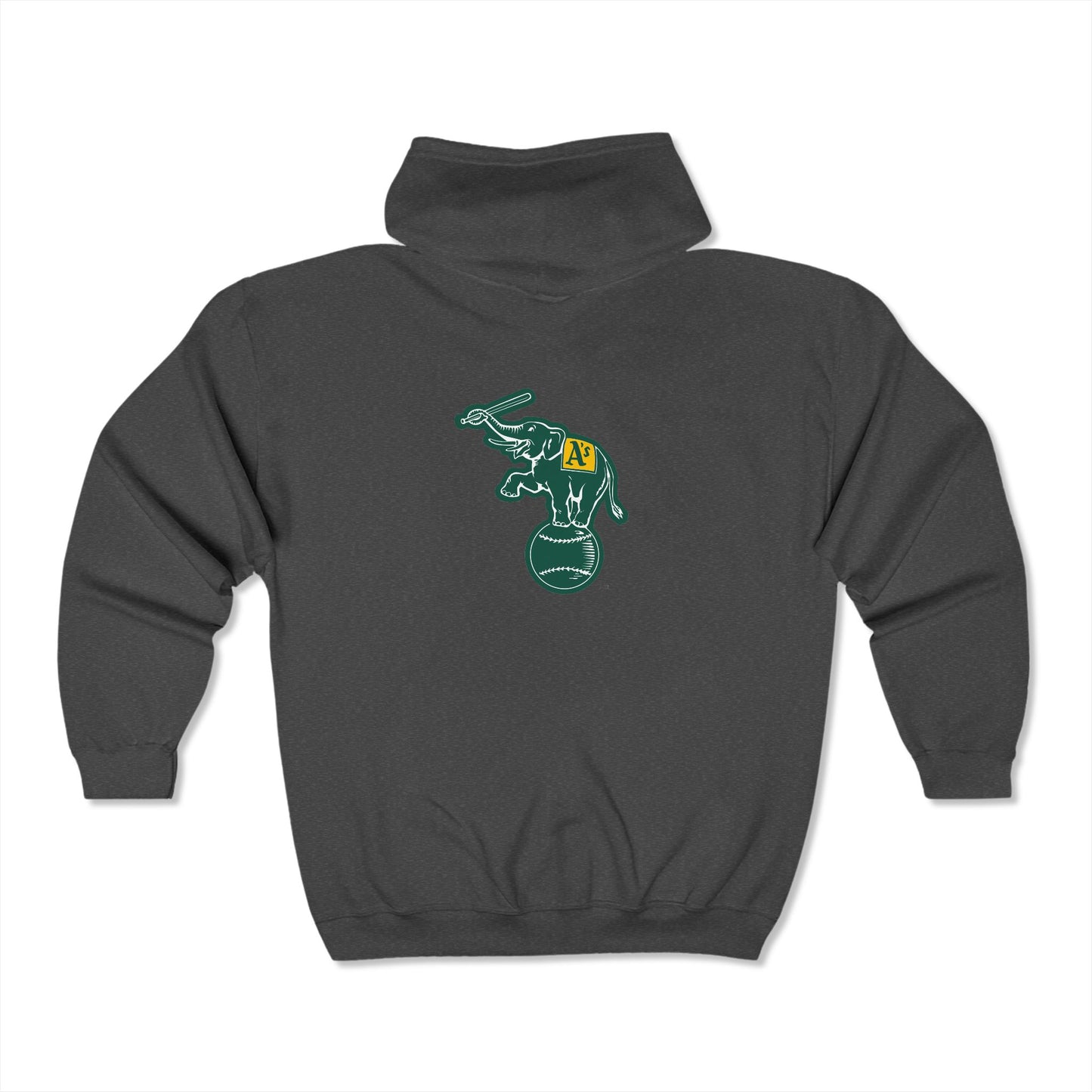 Oakland Athletics Elephant Zip-Up Hoodie