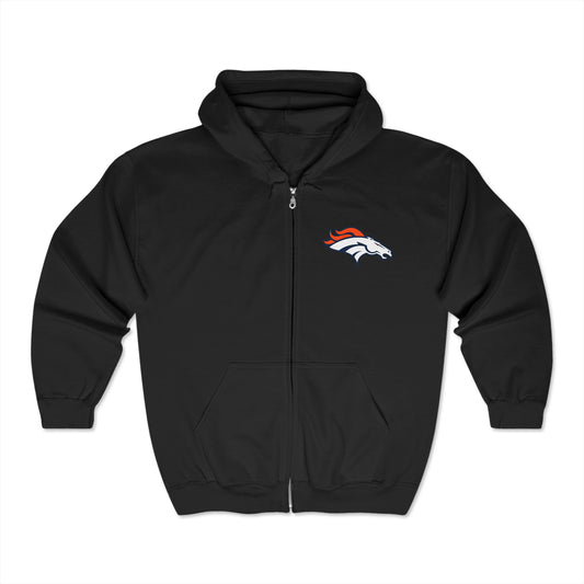 Denver Broncos Zip-Up Hoodie