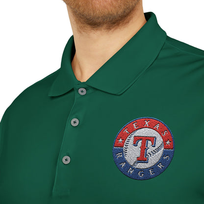 Texas Rangers Adidas Performance Polo