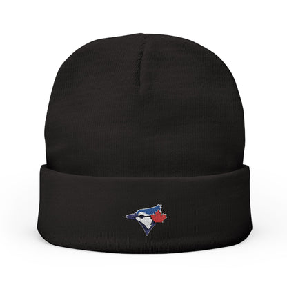 Embroidered Toronto Blue Jays Bird Knit Beanie