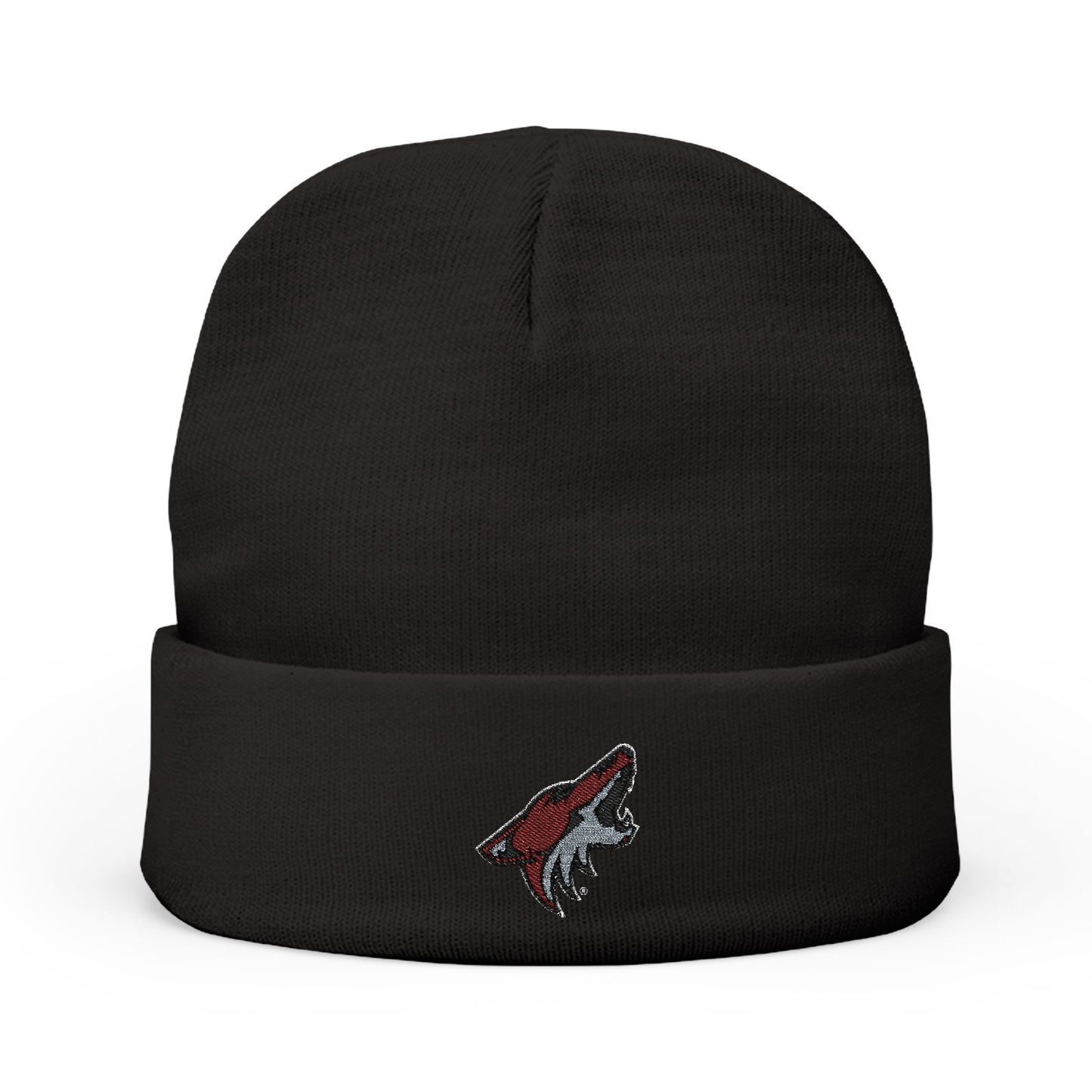 Embroidered Arizona Coyotes Knit Beanie