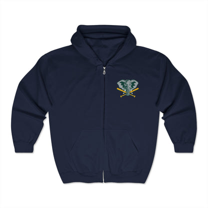 Oakland Athletics Elephant Head Zip-Up Hoodie