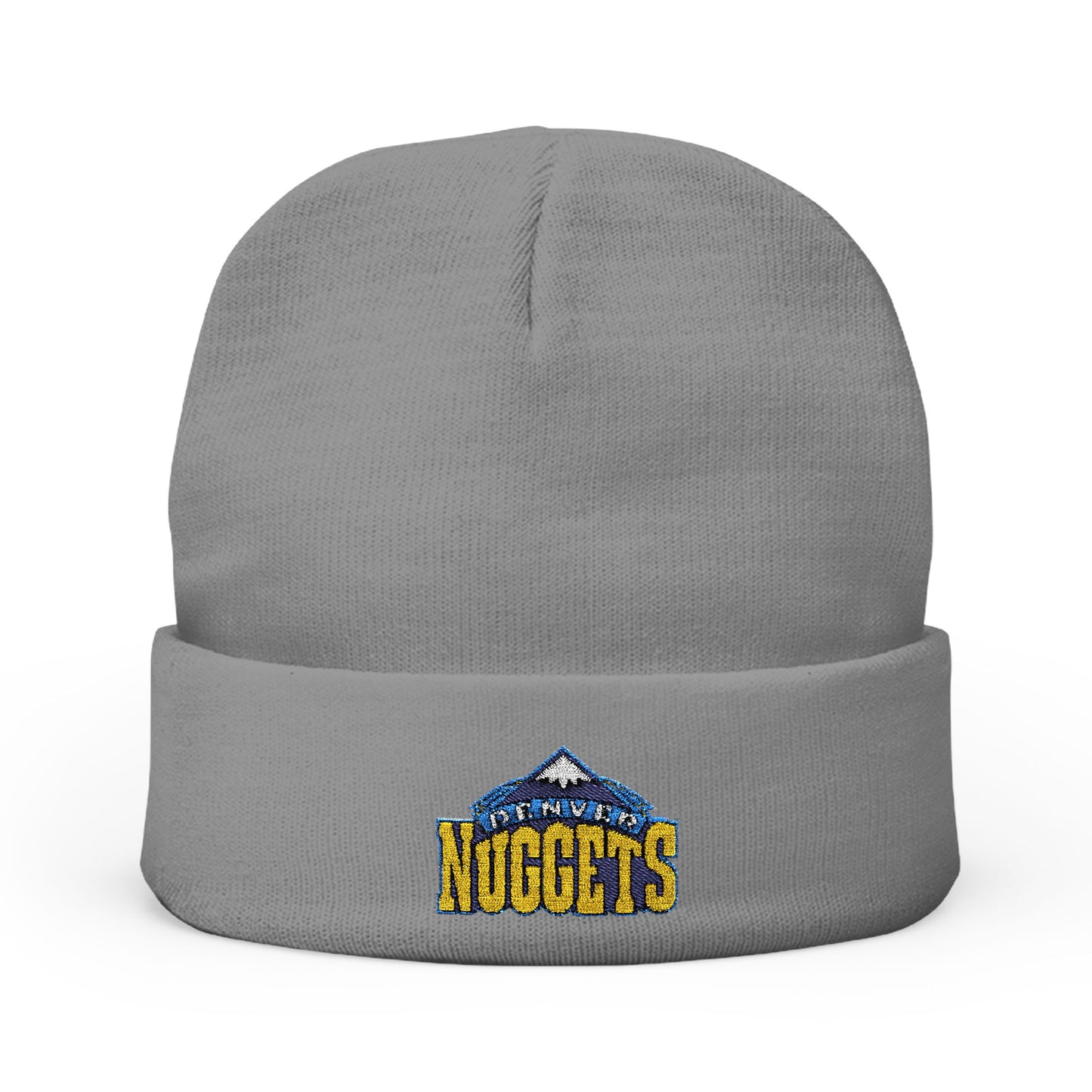 Embroidered Denver Nuggets Knit Beanie