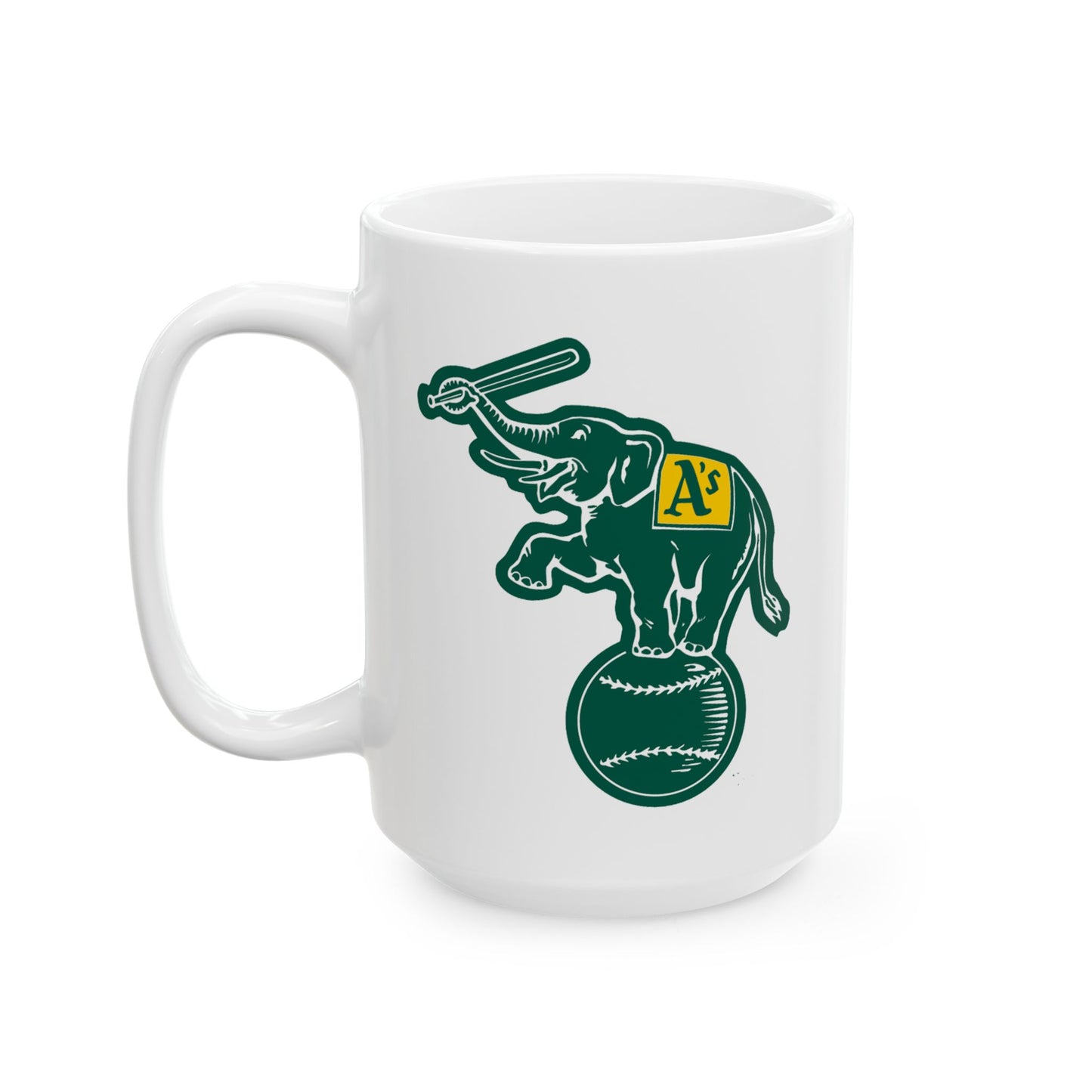 Oakland Athletics Elephant Ceramic Mug