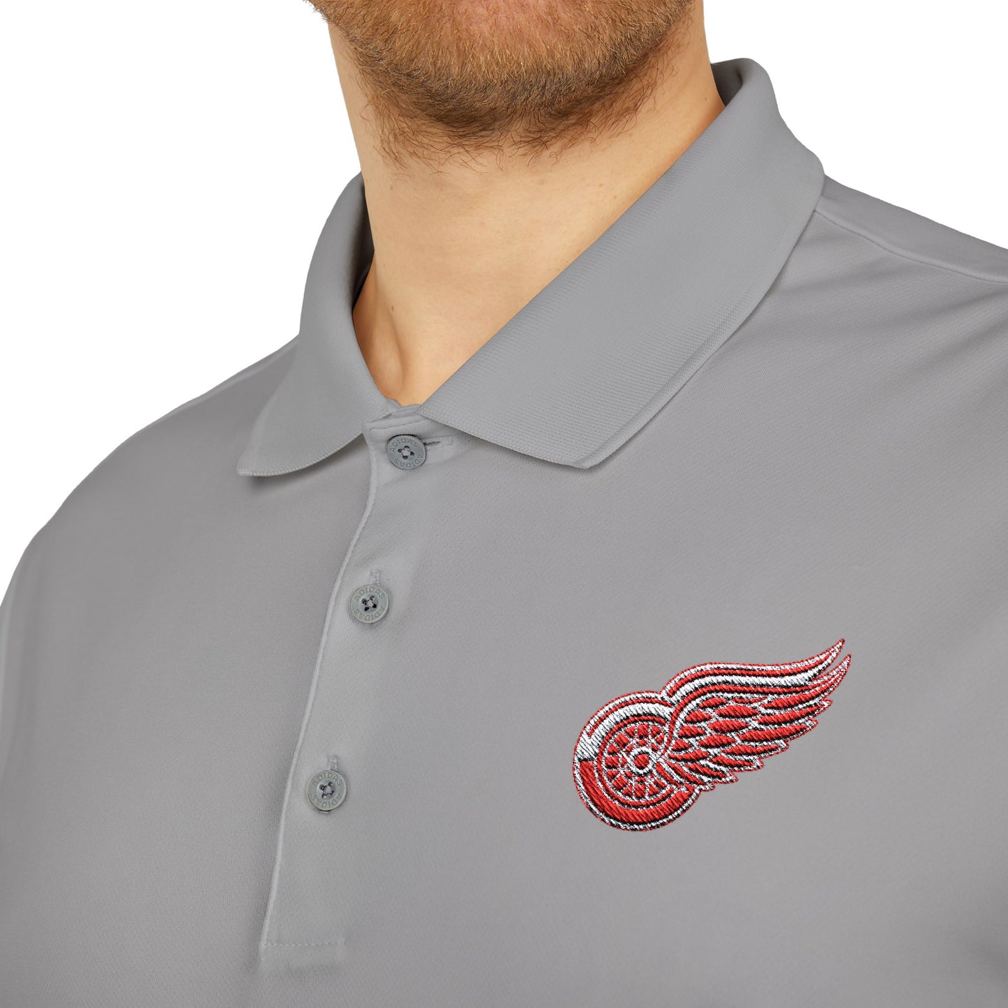 Detroit Red Wings Adidas Performance Polo