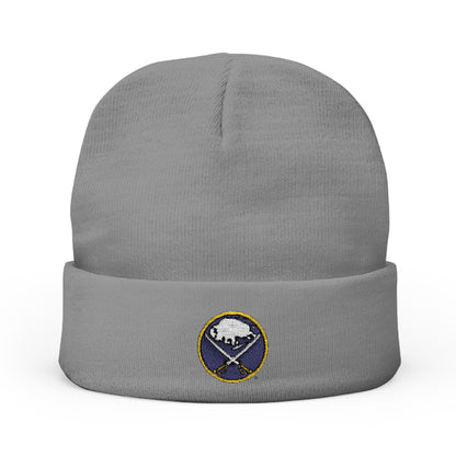 Embroidered Buffalo Sabres Knit Beanie