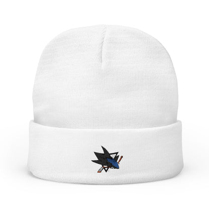 Embroidered San Jose Sharks Knit Beanie