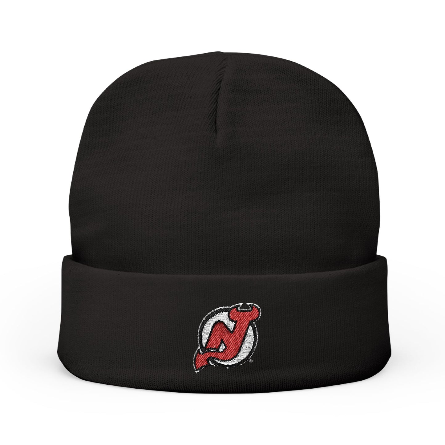 Embroidered New Jersey Devils Knit Beanie