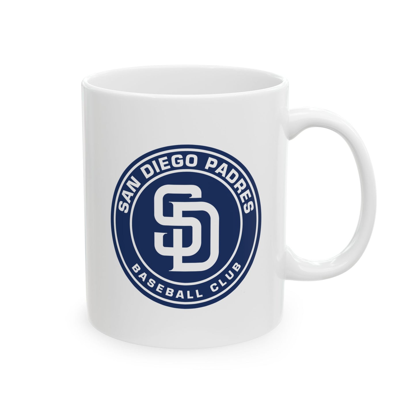 San Diego Padres Circle Ceramic Mug