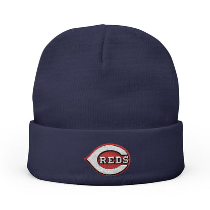 Embroidered Cincinnati Reds Knit Beanie