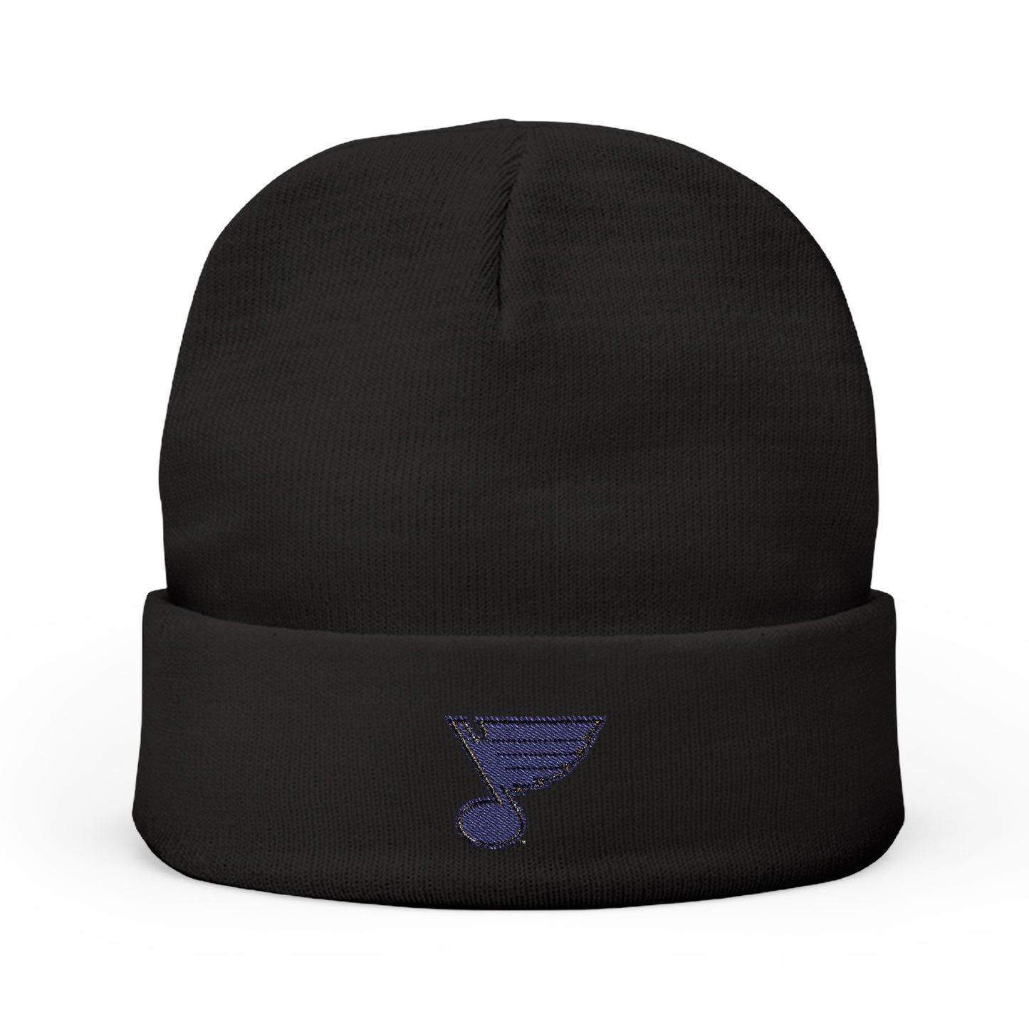 Embroidered St Louis Blues Knit Beanie