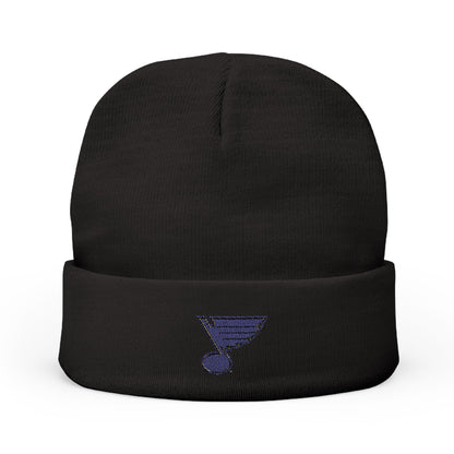 Embroidered St Louis Blues Knit Beanie