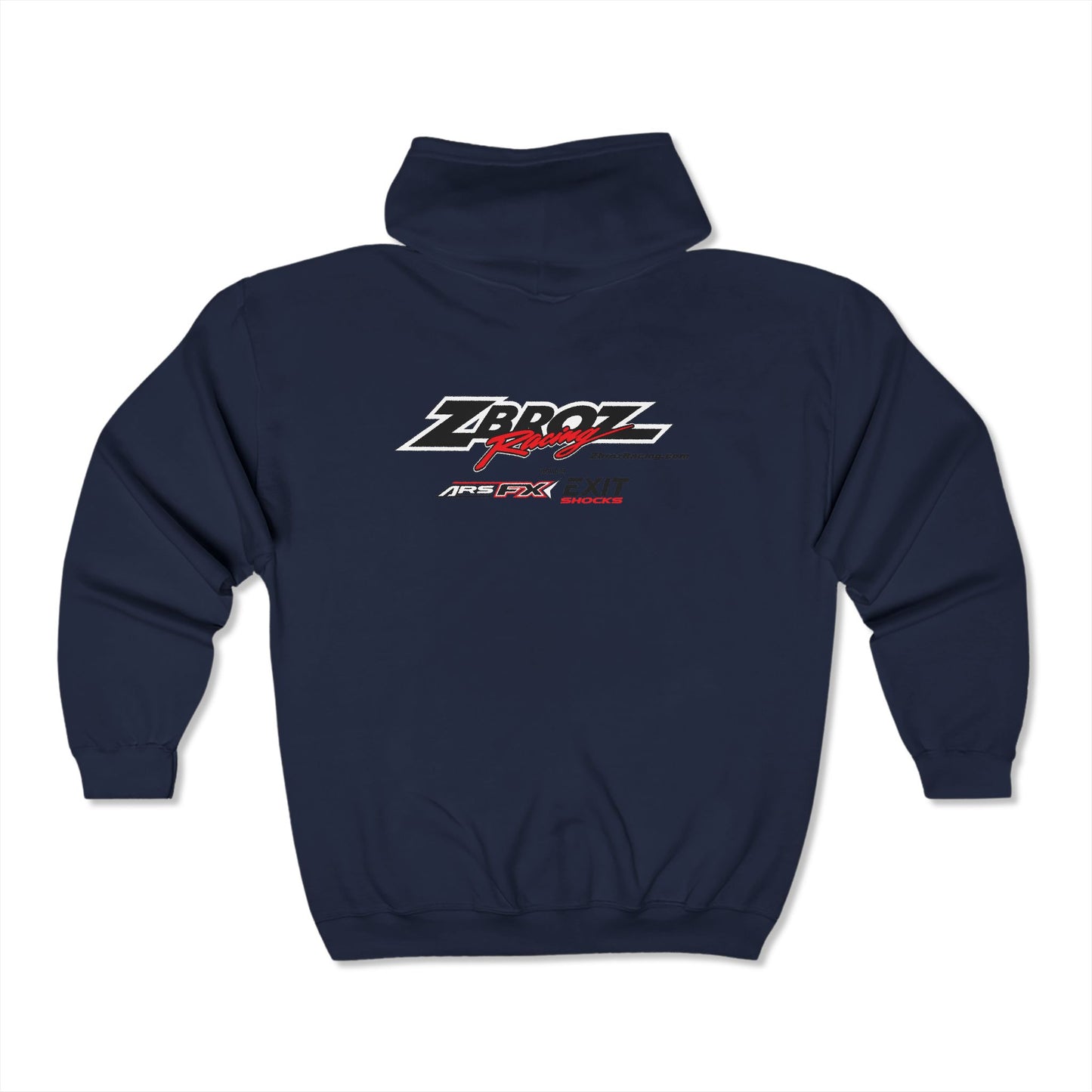 ZBROZ Racing Zip-Up Hoodie