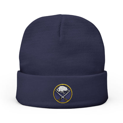 Embroidered Buffalo Sabres Knit Beanie