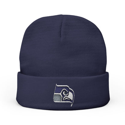 Embroidered Seattle Seahawks Knit Beanie